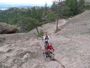Nearing the base of Horsetooth Rock